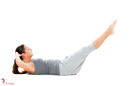 tweebenige buikstrekking / urdhva prasarita padasana