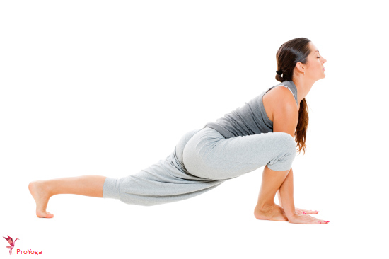 hoge hardloper (lunge) / utthita ashwa sanchalanasana