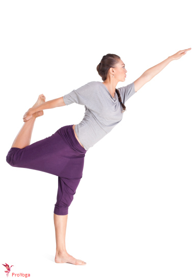 staande halve boog / utthita ardha dhanurasana