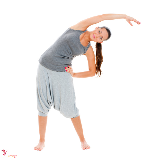 zijwaarts verlengde berg / urdhva hastasana
